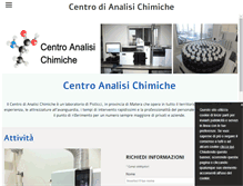 Tablet Screenshot of centroanalisialbini.it